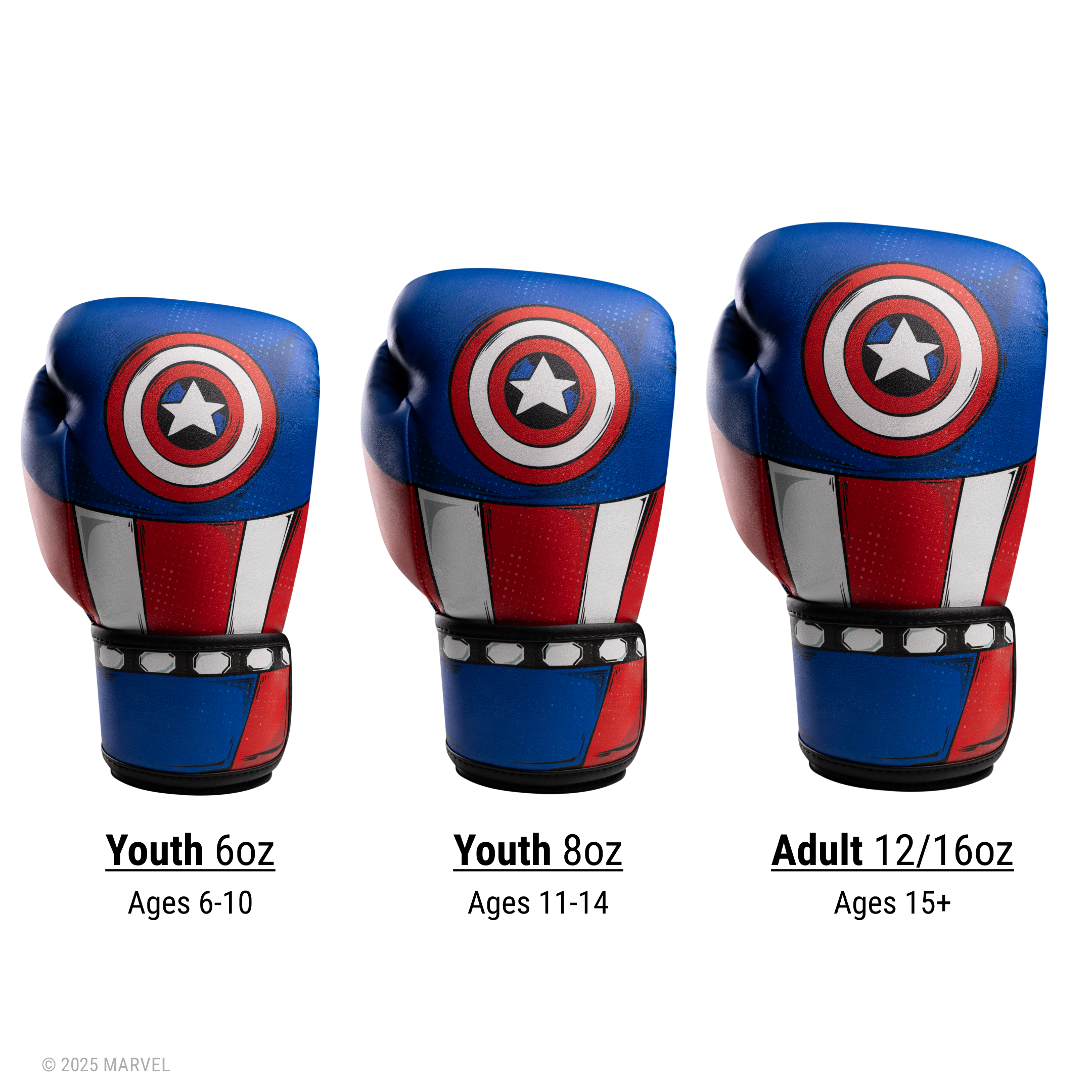 Marvel’s Classic Captain America Boxing Gloves - Image 2