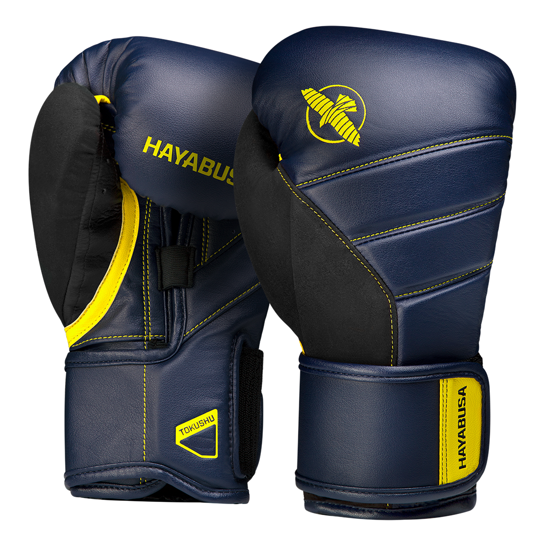 ピッグ　HAYABUSA ボクシンググローブ 12oz ネイビー/イエロー 16 oz vs 14 oz vs 12 oz Gloves | Sparring Weight Guide