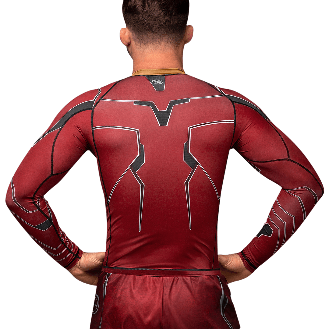 Marvel's Iron Man Long Sleeve Rash Guard - Image 2