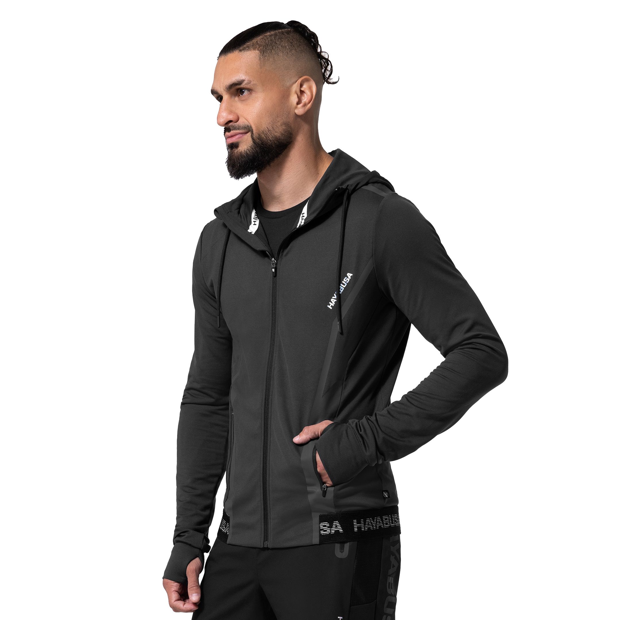 Hayabusa Men's Zip-Up Performance Hoodie | Performance Zip Up Jacket