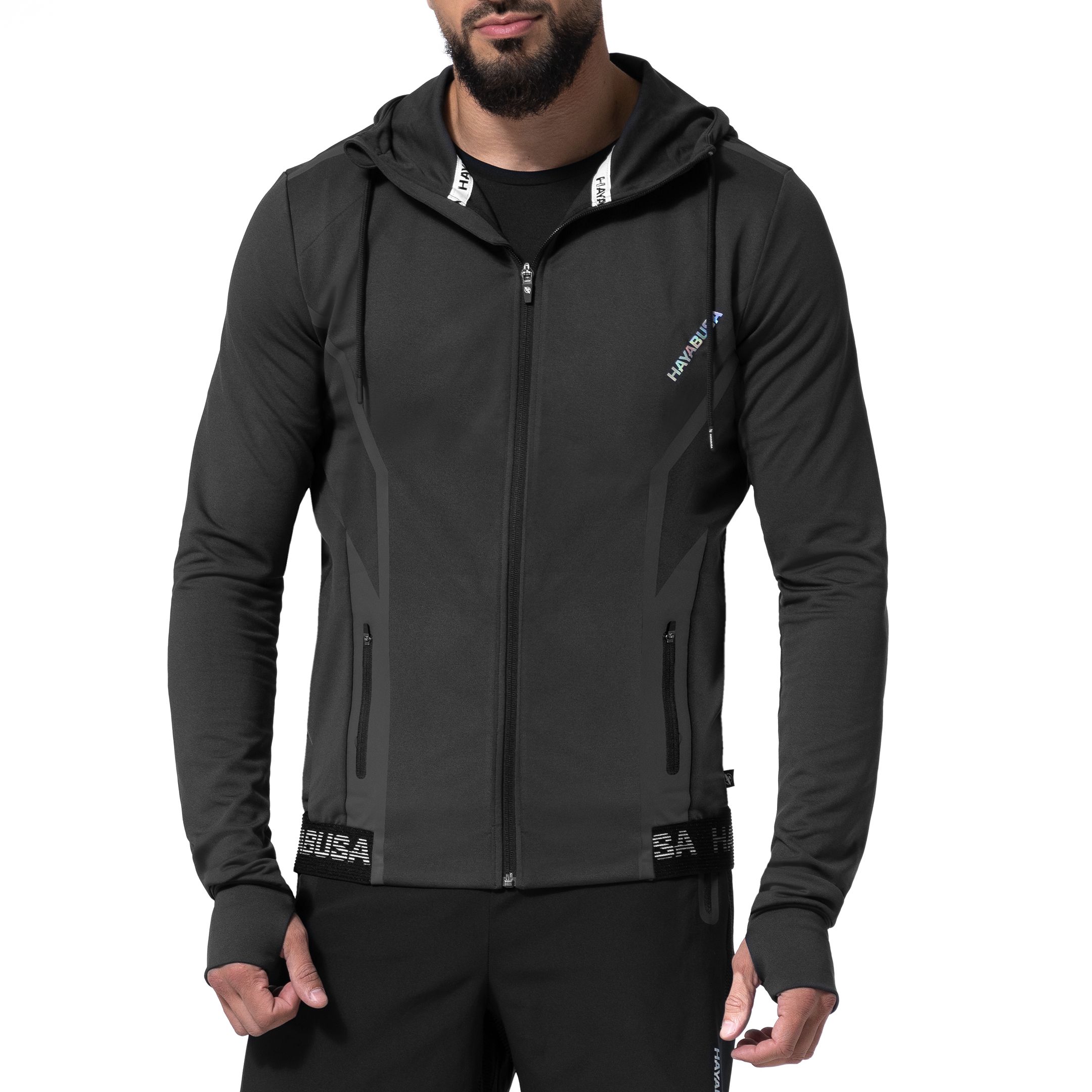 Hayabusa Men's Zip-Up Performance Hoodie | Performance Zip Up Jacket