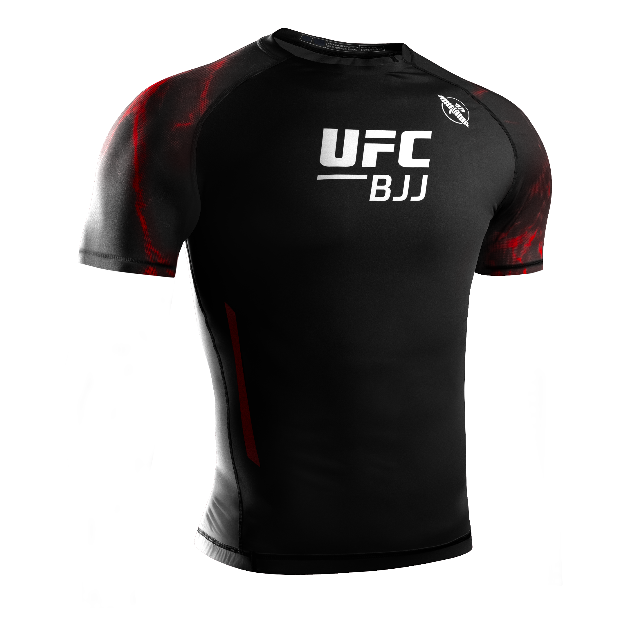 UFC BJJ Men’s Short Sleeve Rash Guard - Image 1