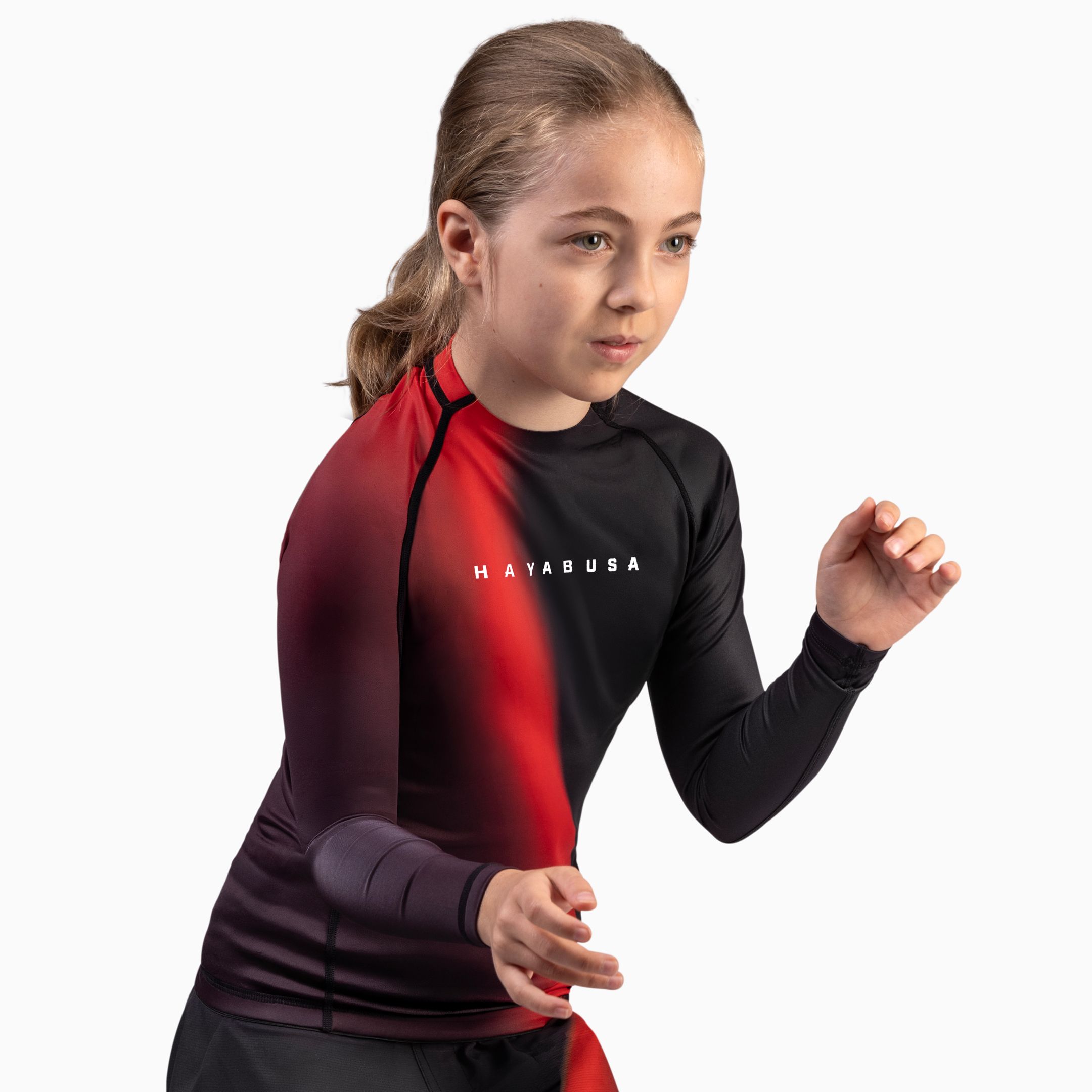 Hayabusa Kids Apex Long Sleeve Rash Guard - Image 4