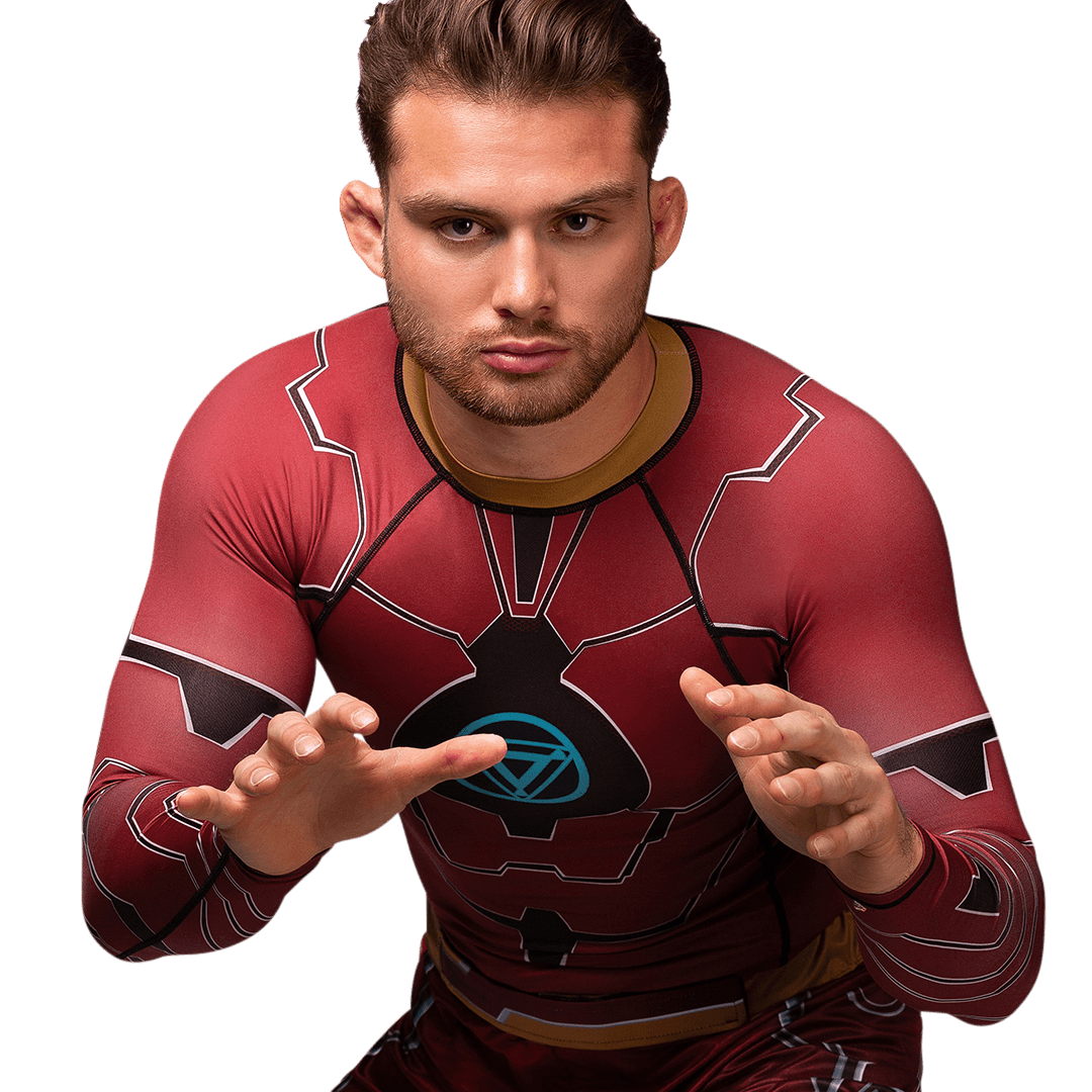 Marvel's Iron Man Long Sleeve Rash Guard - Image 5
