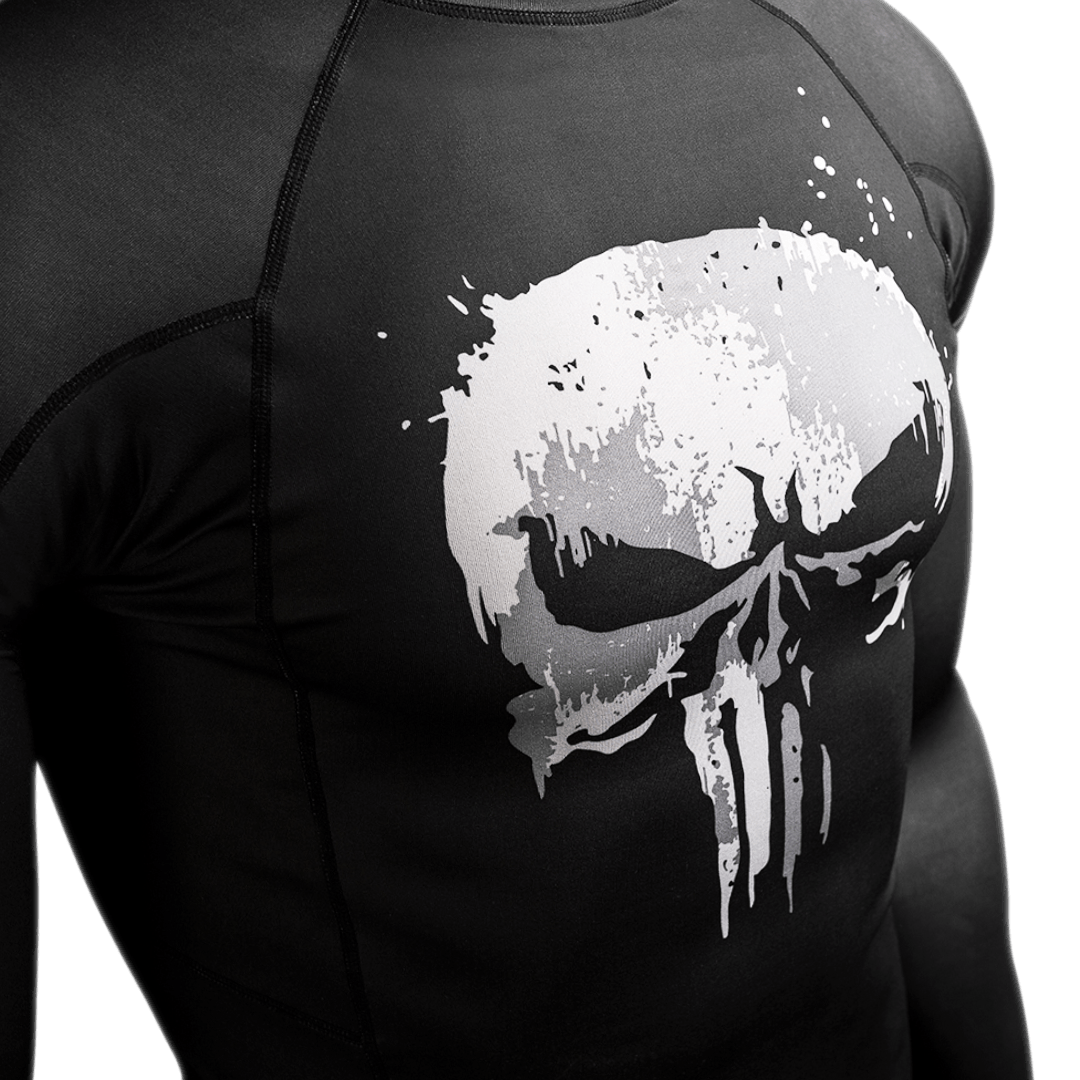 Marvel's The Punisher Long Sleeve Rash Guard - Image 4