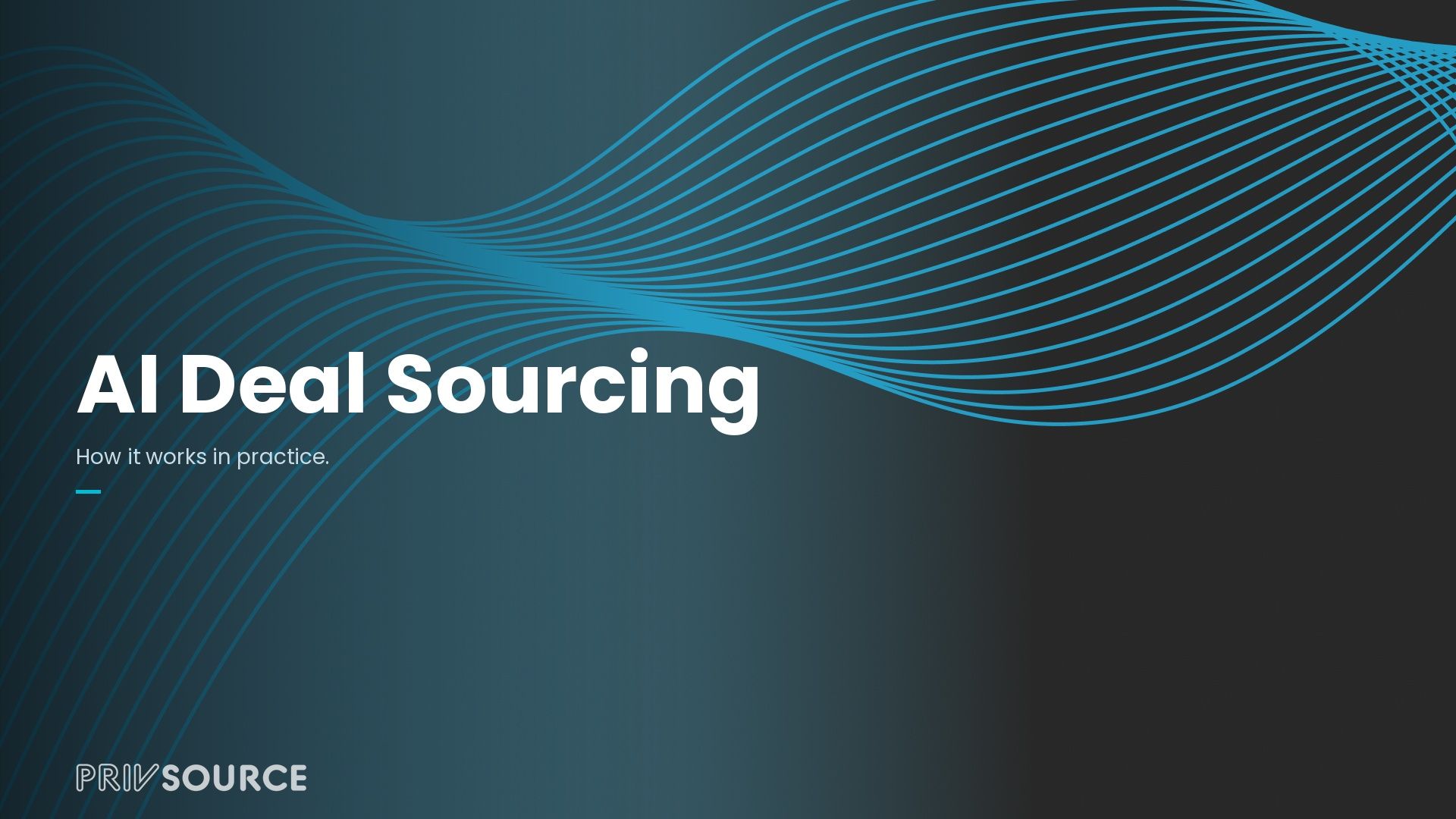 AI Deal Sourcing: How It Works in Practice