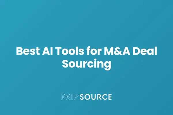 Best AI Tools for M&A Professionals in 2026 (and How They Differ)