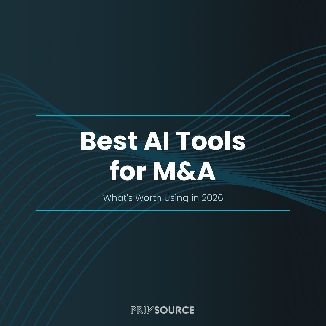 Best AI Tools for M&A Professionals in 2026 (and How They Differ)