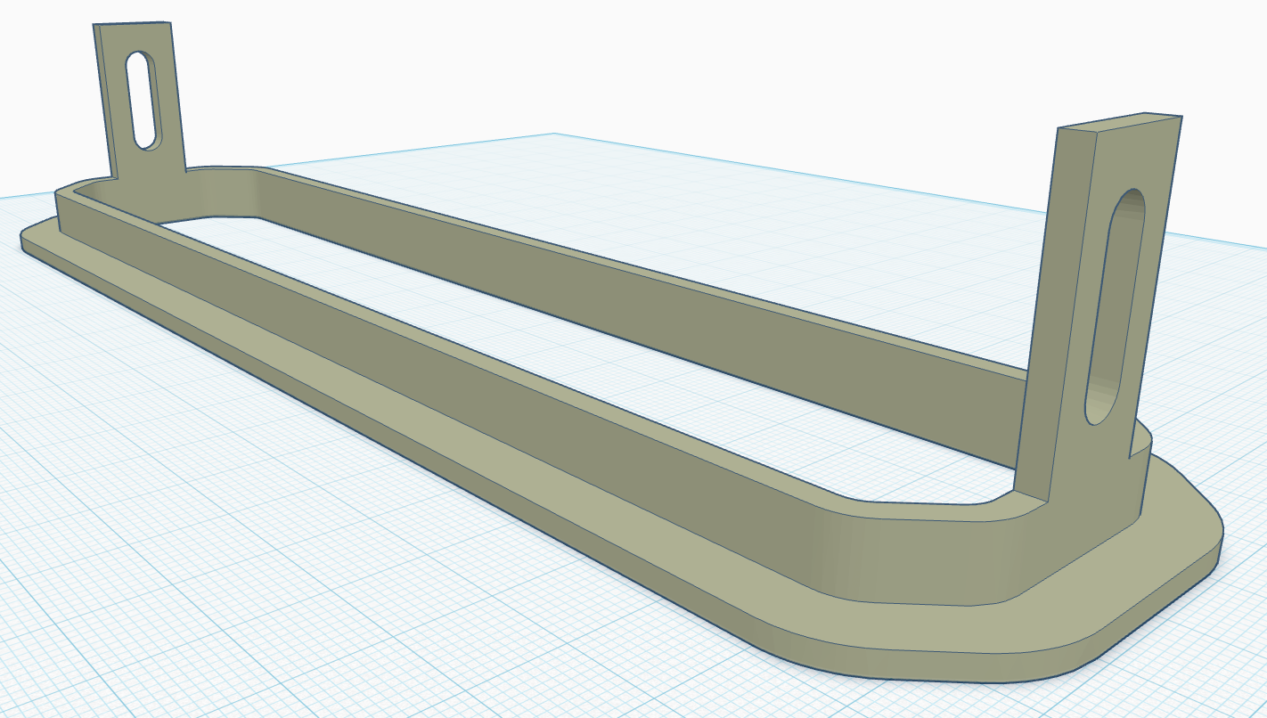 3D modell av brakett
