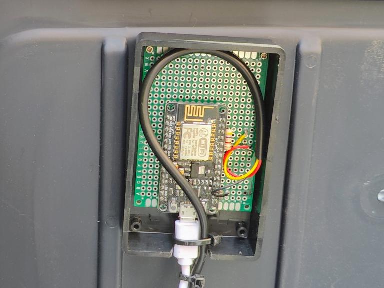 Mikrokontroller ferdig montert