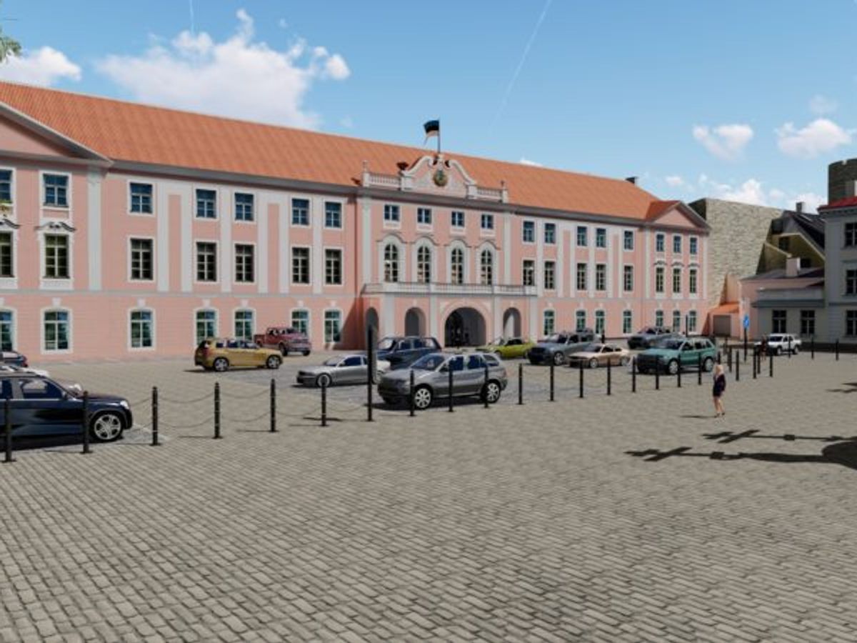 Estonian Parliament parking and entrance project