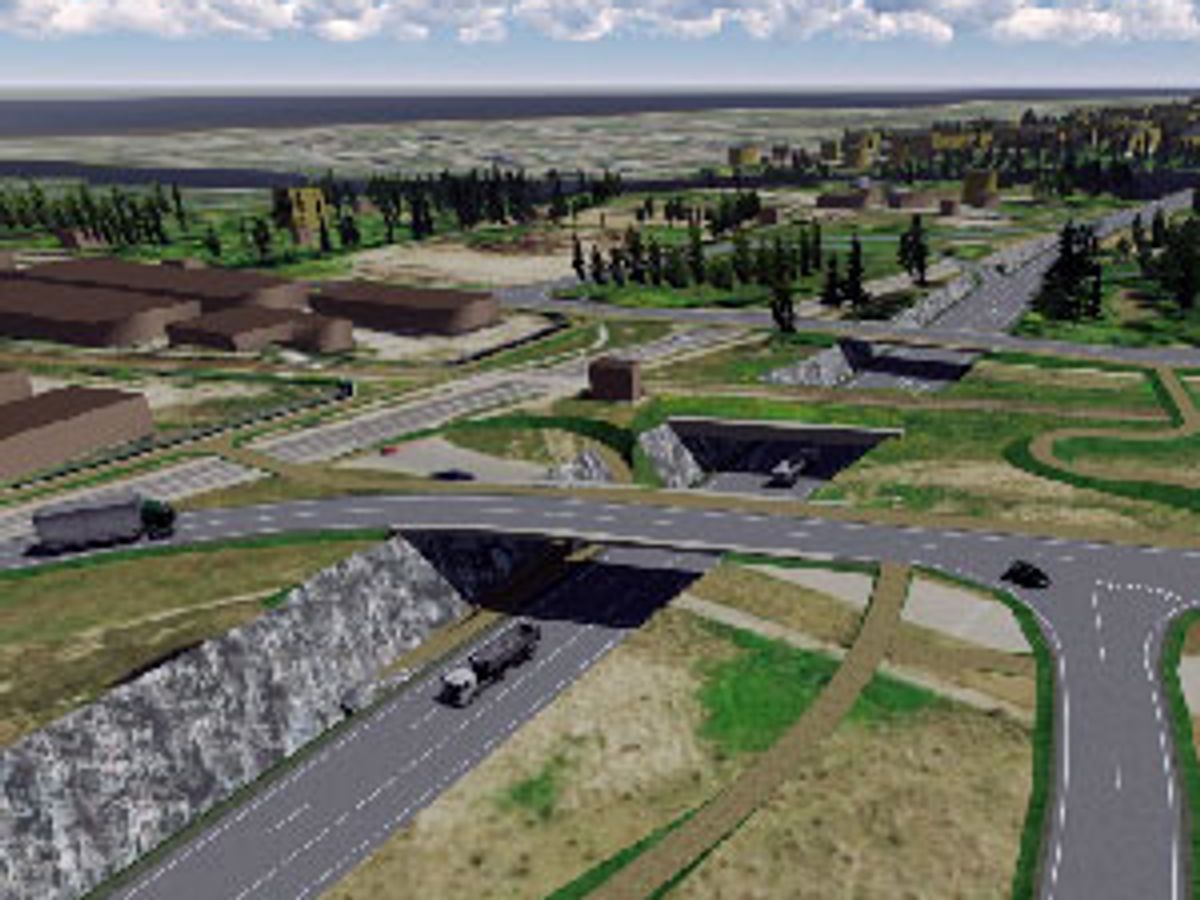 Sketch of Sillamäe intersections