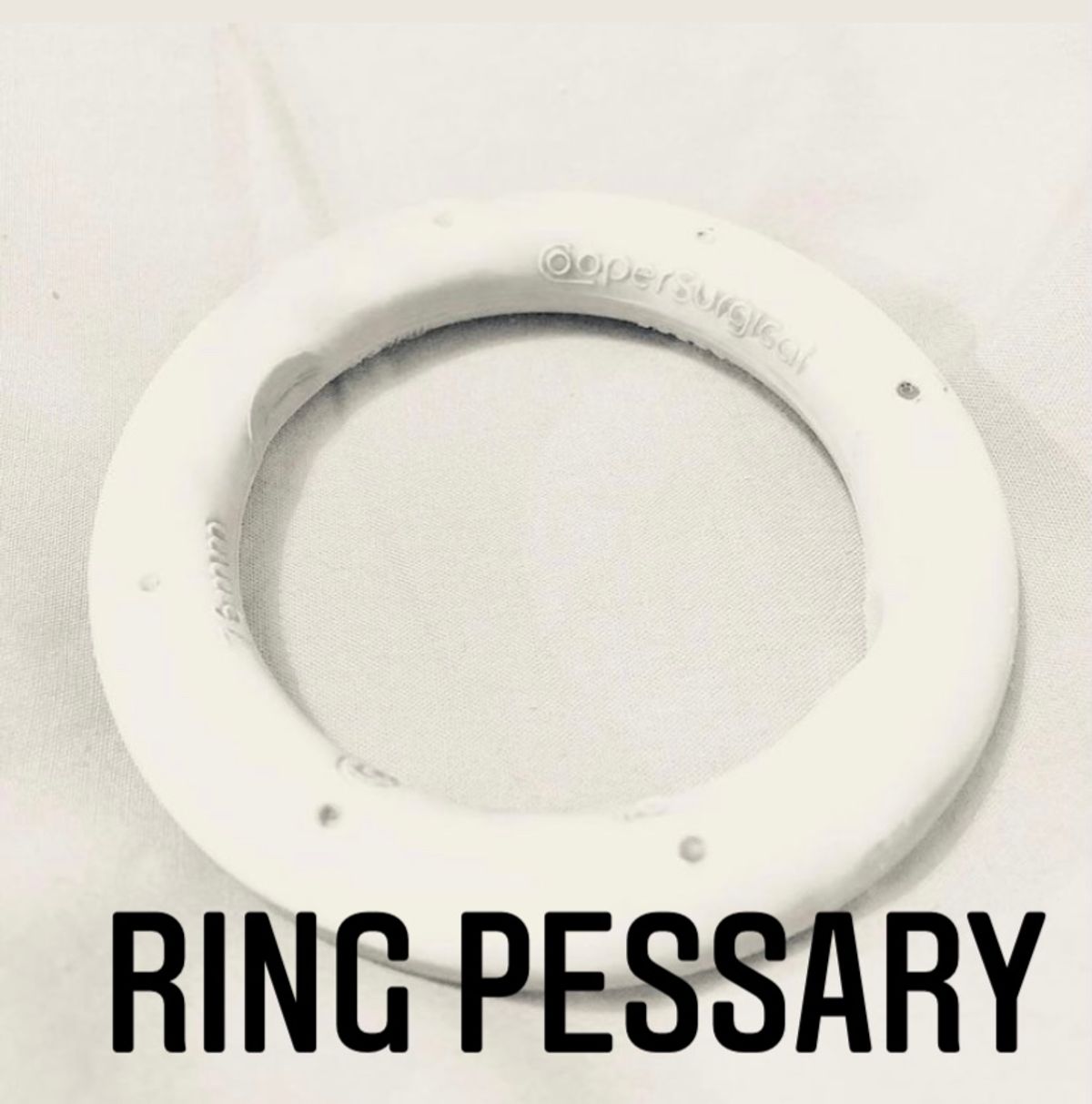 Photo of a ring pessary