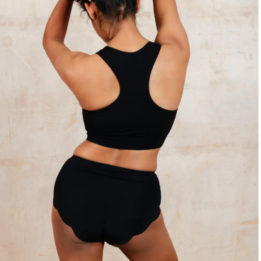 Nixi Body Coni Sporty High Waist Black Knickers