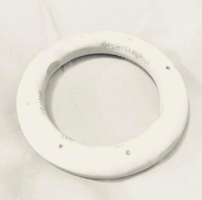 Photograph of a vaginal ring pessary