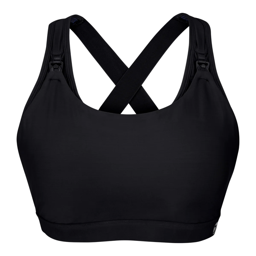Natal Active Nursing Bras & Maternity Bras - Artemis Jet Black