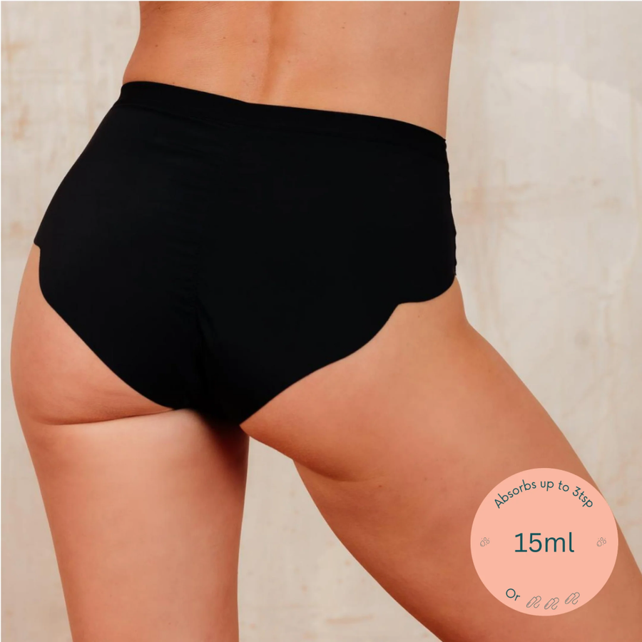The Susie: VPL-Free Mid-Rise Knicker for Periods & Bladder Leaks