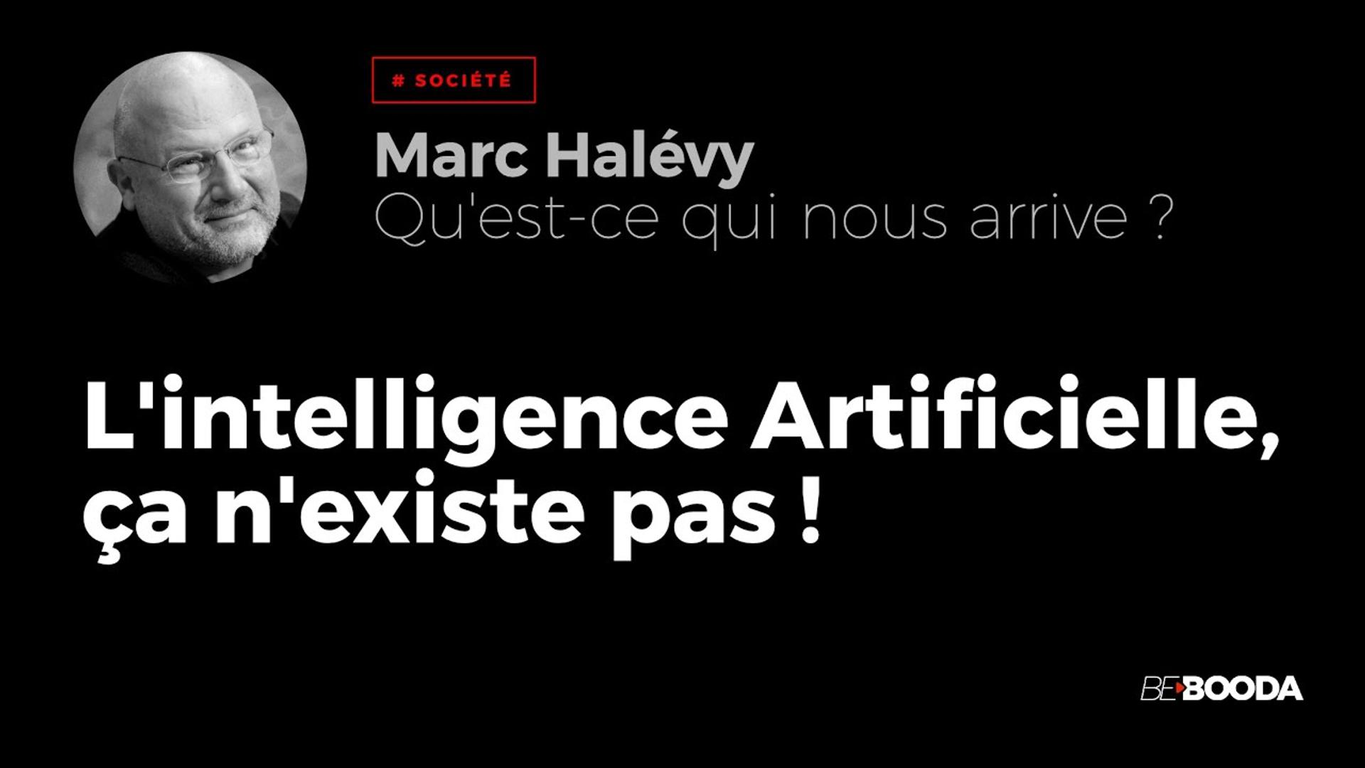 L'Intelligence Artificielle, ça n'existe pas !  Marc HALEVY