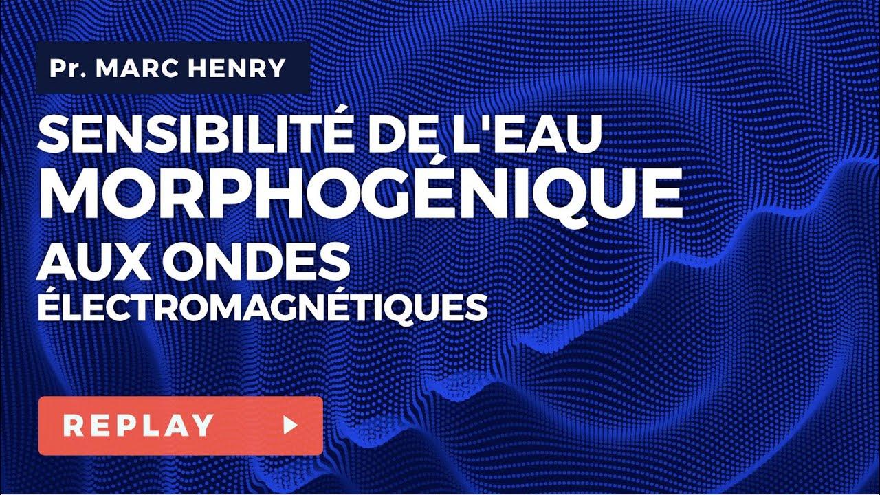 Sensibilité de l'eau morphogénique aux ondes électromagnétiques - Professeur Marc HENRY