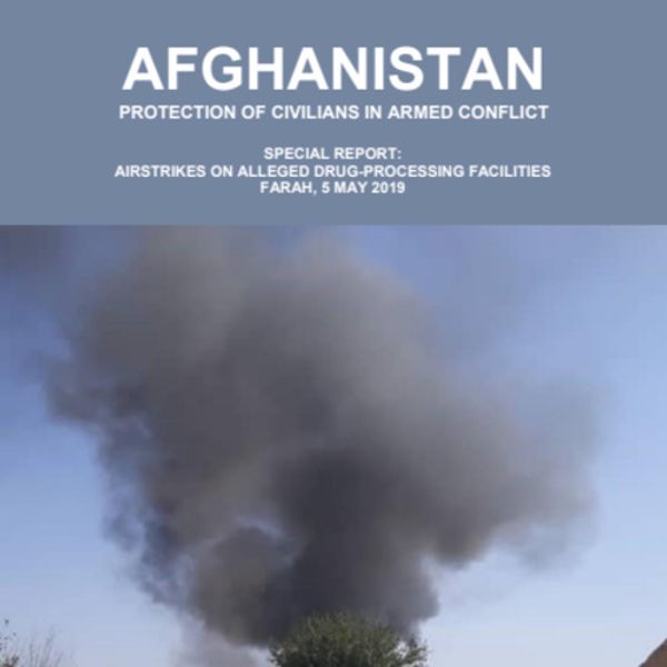 Afghanistan: Protection on civilians in armed conflict - International ...