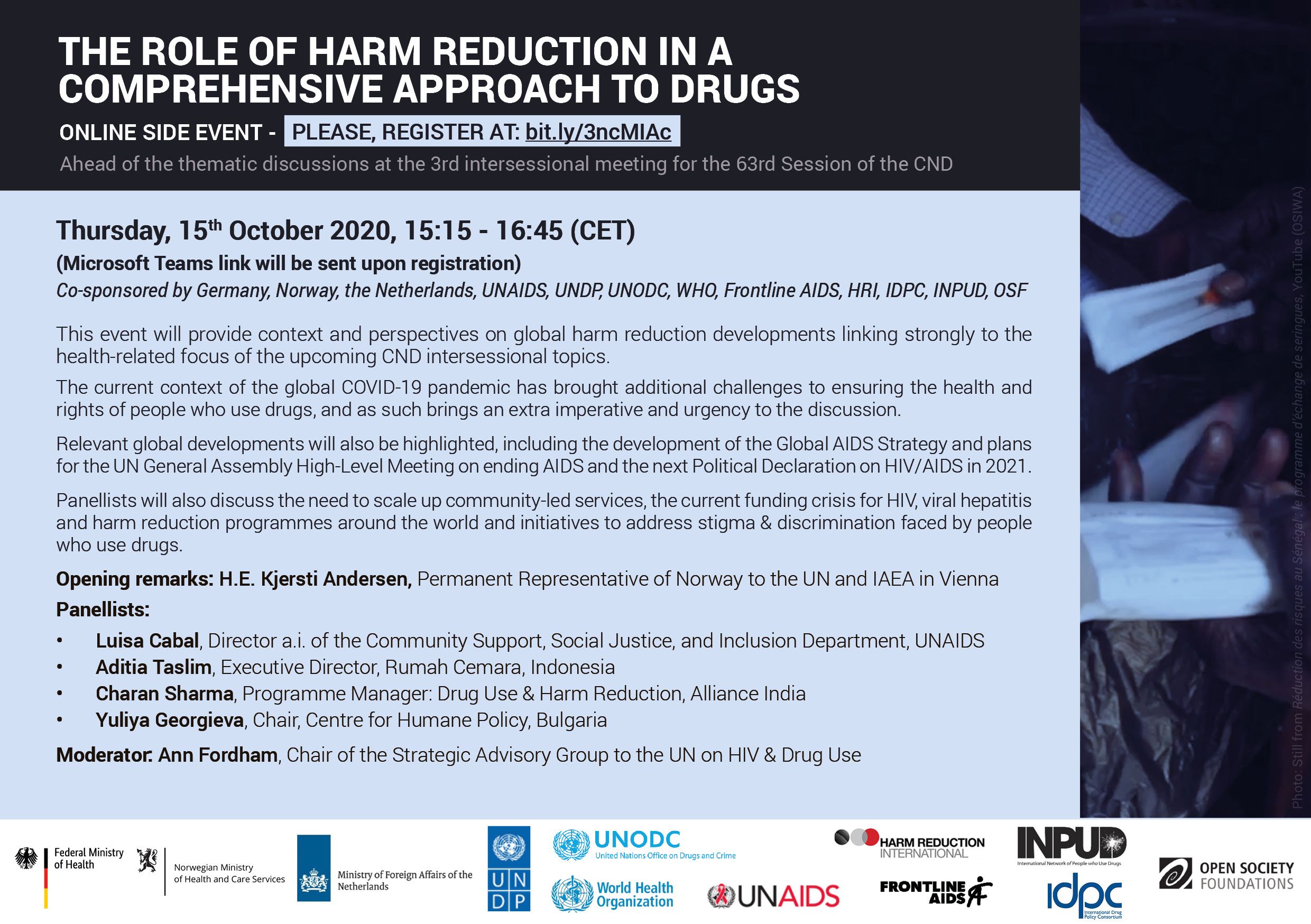 The Role Of Harm Reduction In A Comprehensive Approach To Drugs ...