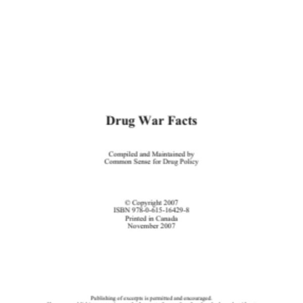 research paper drug wars