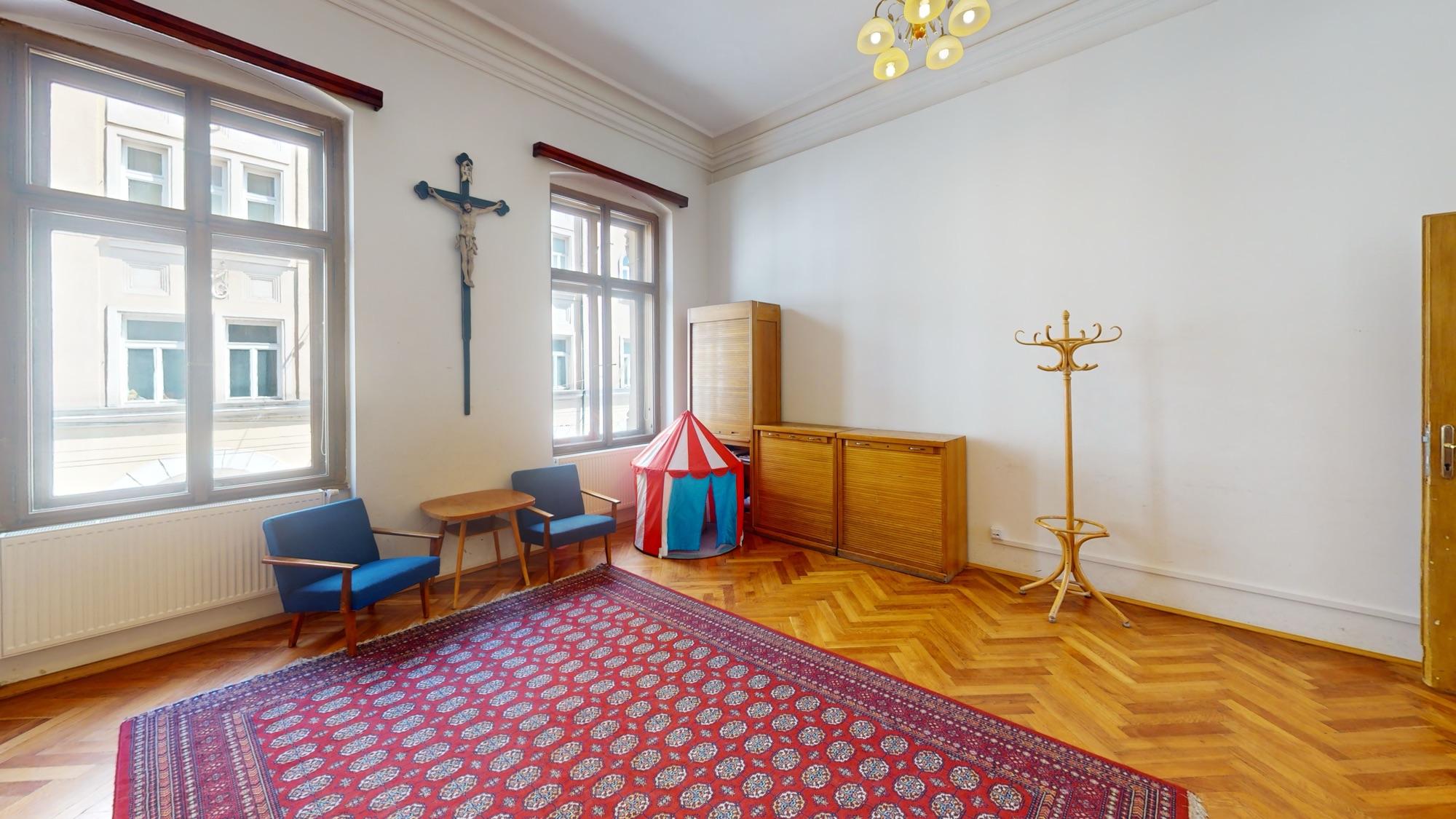 Učebna s dětským koutkem a hracím stanem, Brno
