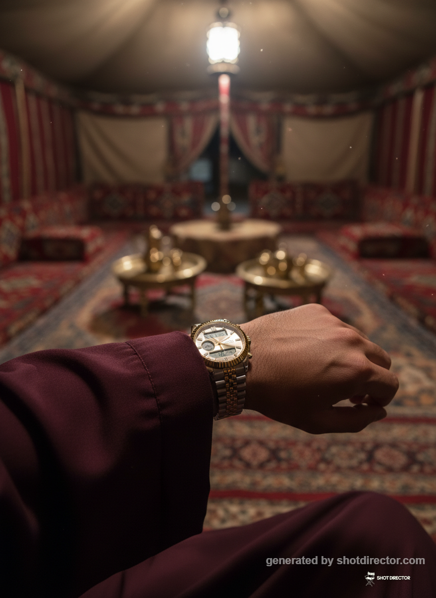 Desert Jewel Elegance Amidst Bedouin Warmth