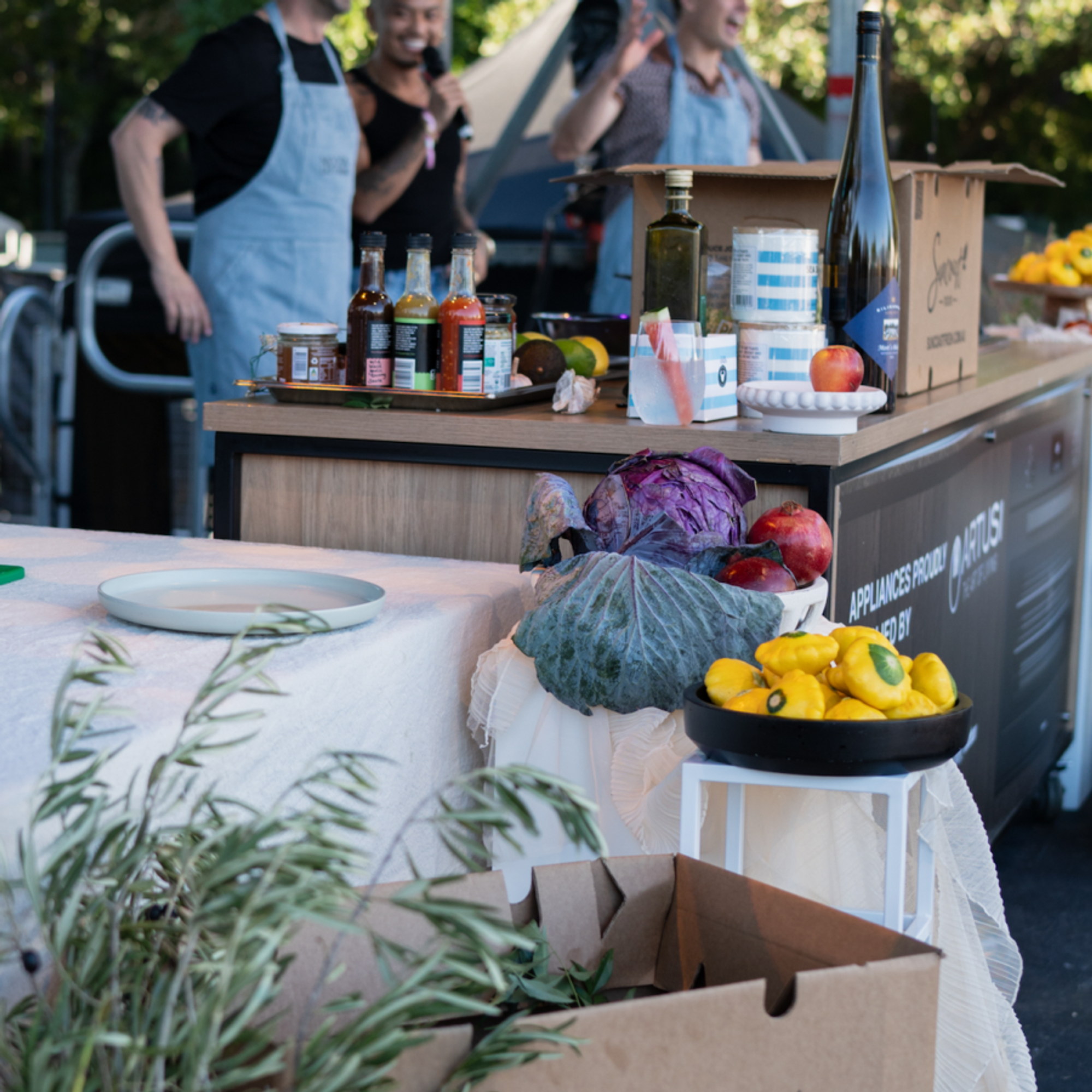 Produce Stands on the Main Stage