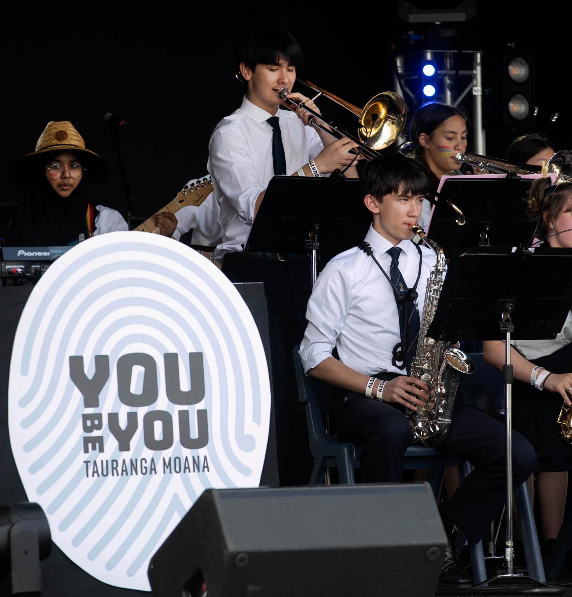 Tauranga Boys Big Band Performing