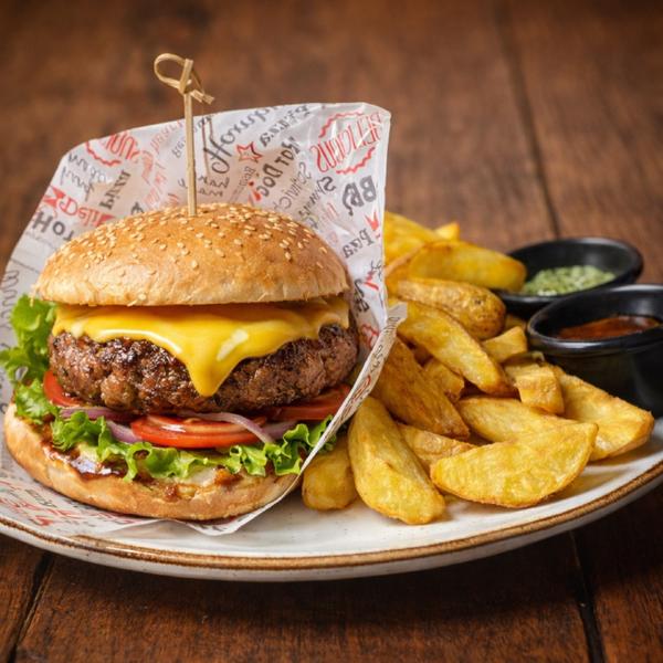 Hamburguesa tradicional