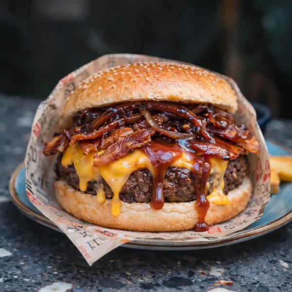 Hamburguesa BBQ Bacon