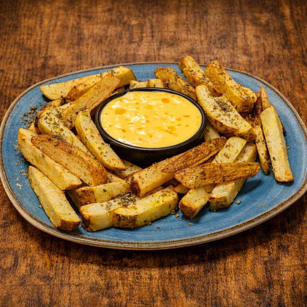 Papas en Salsa 3 Quesos