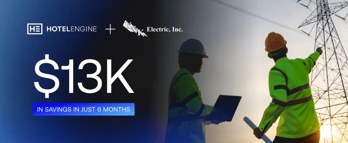 Engine Saves K&K Electric 30 Hours Per Month on Booking Reservations