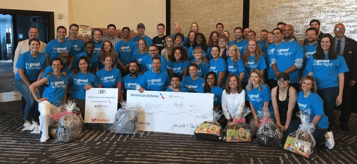 Engine Donates to ECPAT with American Airlines