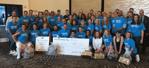 Engine Donates to ECPAT with American Airlines