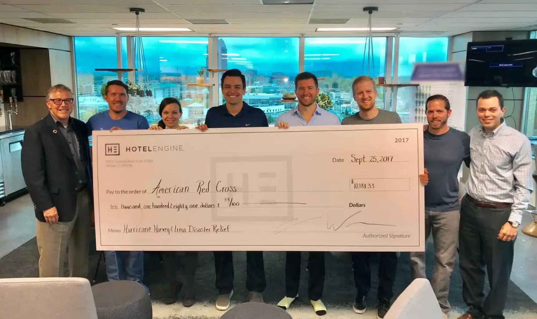 Engine Aids Hurricane Relief Efforts With Donations & Savings On Lodging