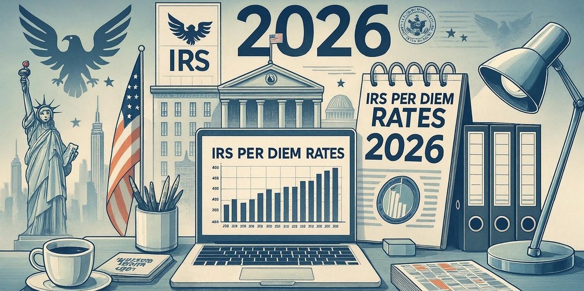 IRS Per Diem Rates for 2026: What Changed