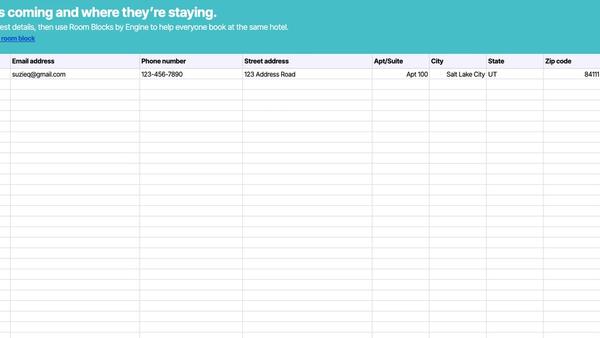 The Ultimate Wedding Guest List Template: Your Centralized Guest Database