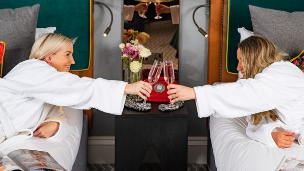 What should we review before signing a wedding room block contract?