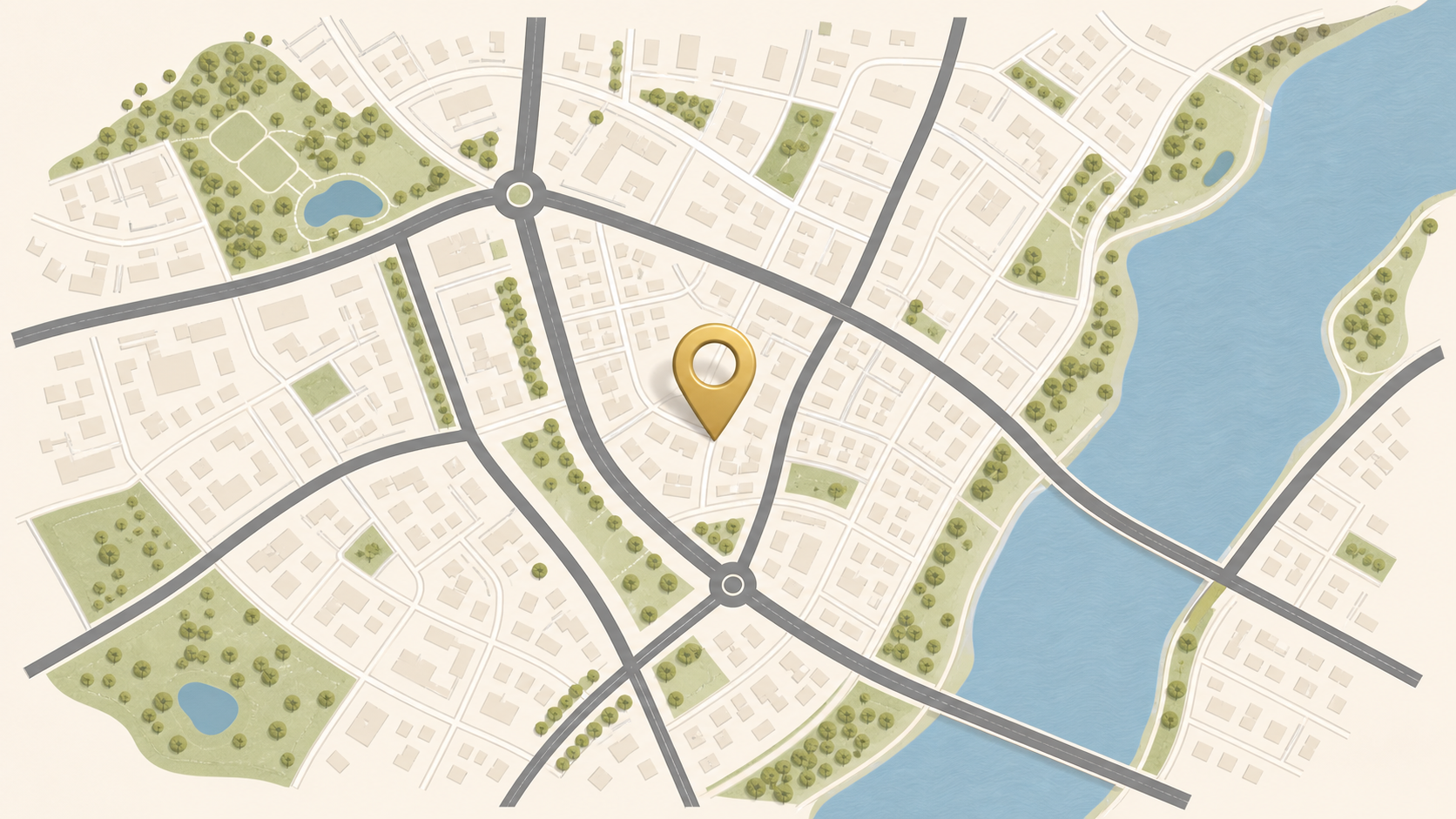 Property location map