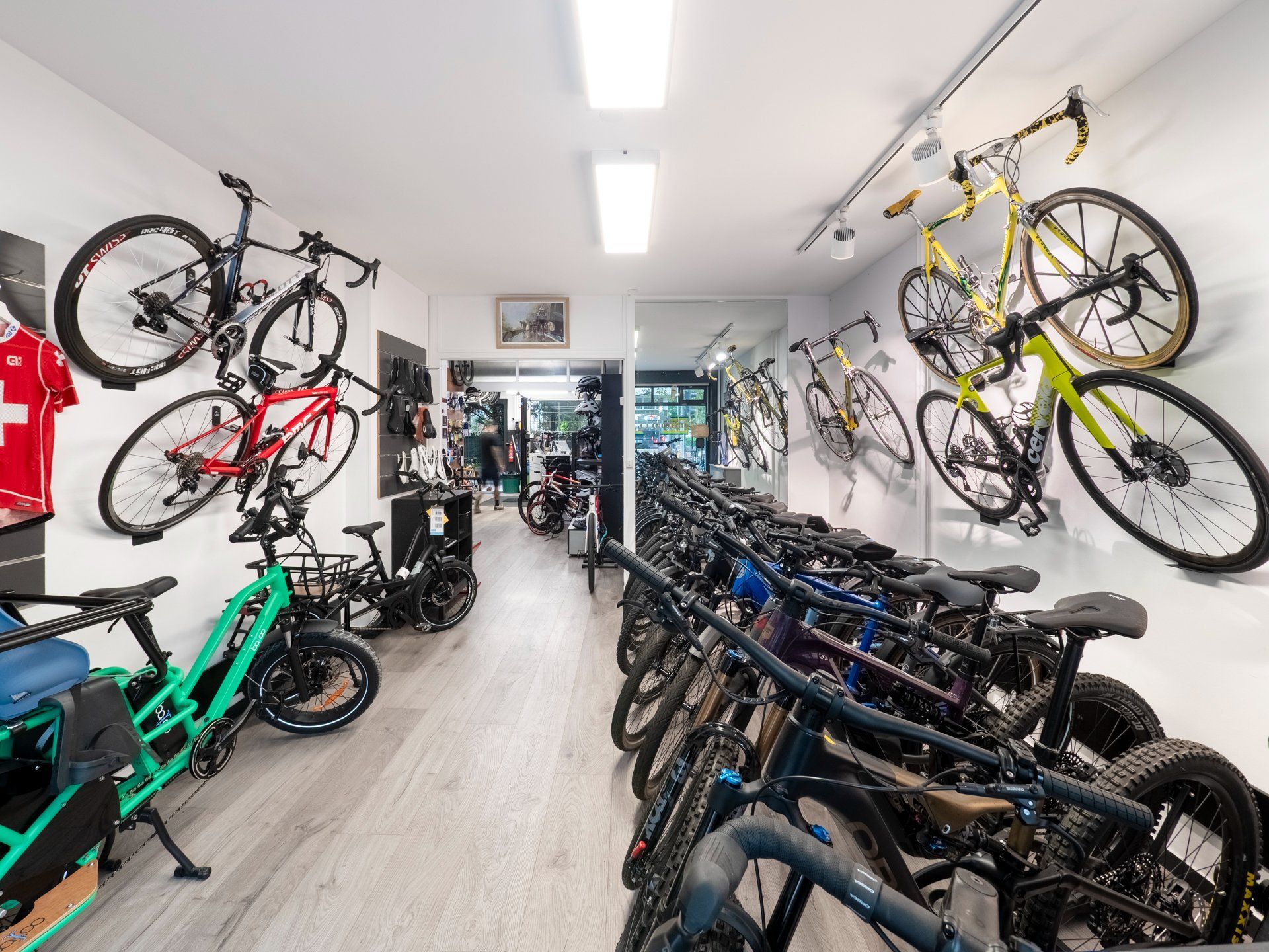 Intérieur du magasin CycloGordo, rue Hoffmann