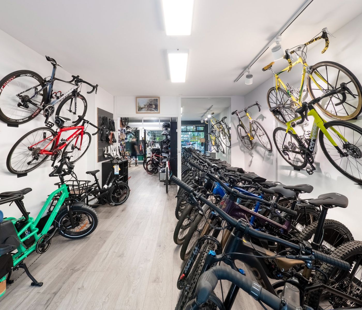 Intérieur du magasin CycloGordo, rue Hoffmann