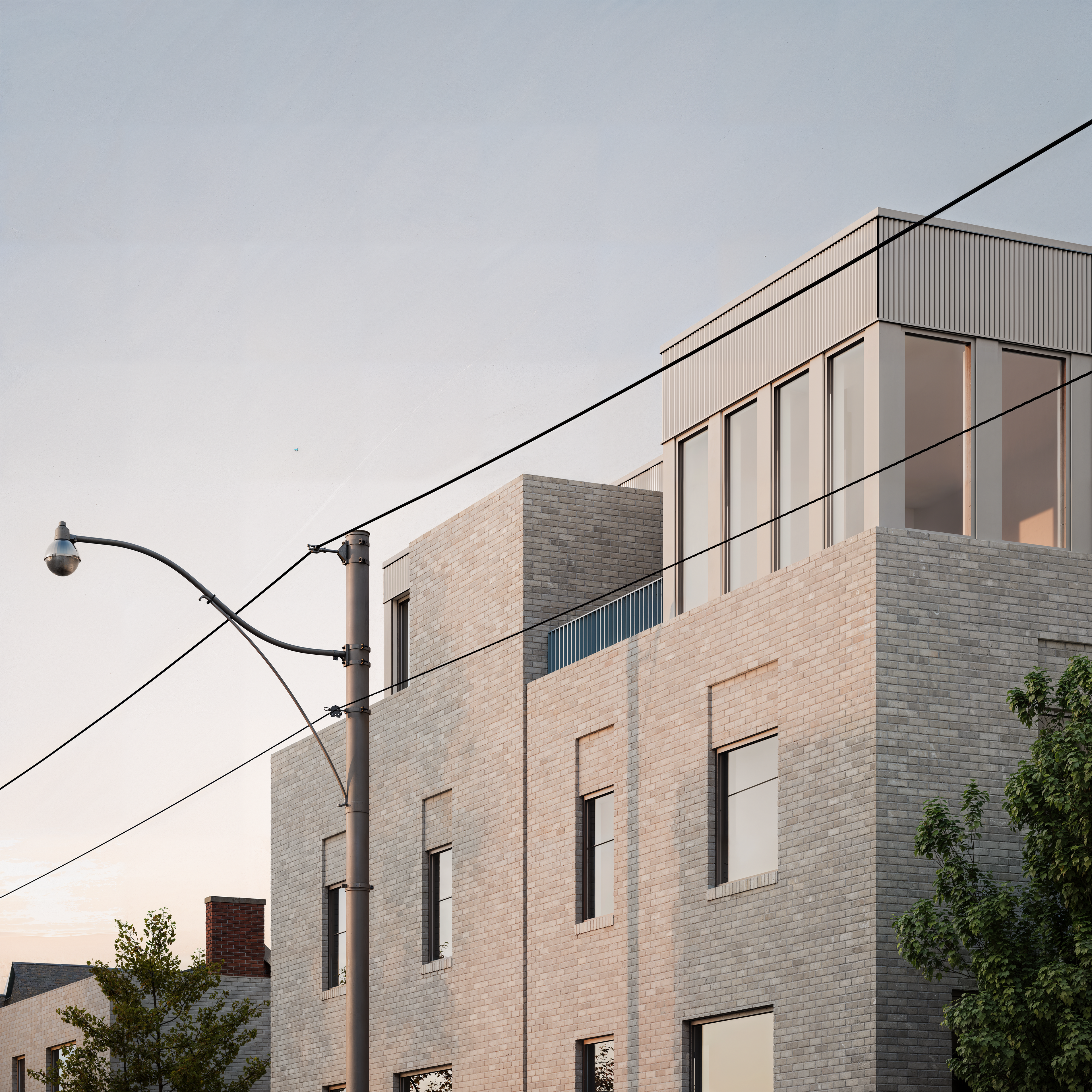 Exterior Rendering From Corner