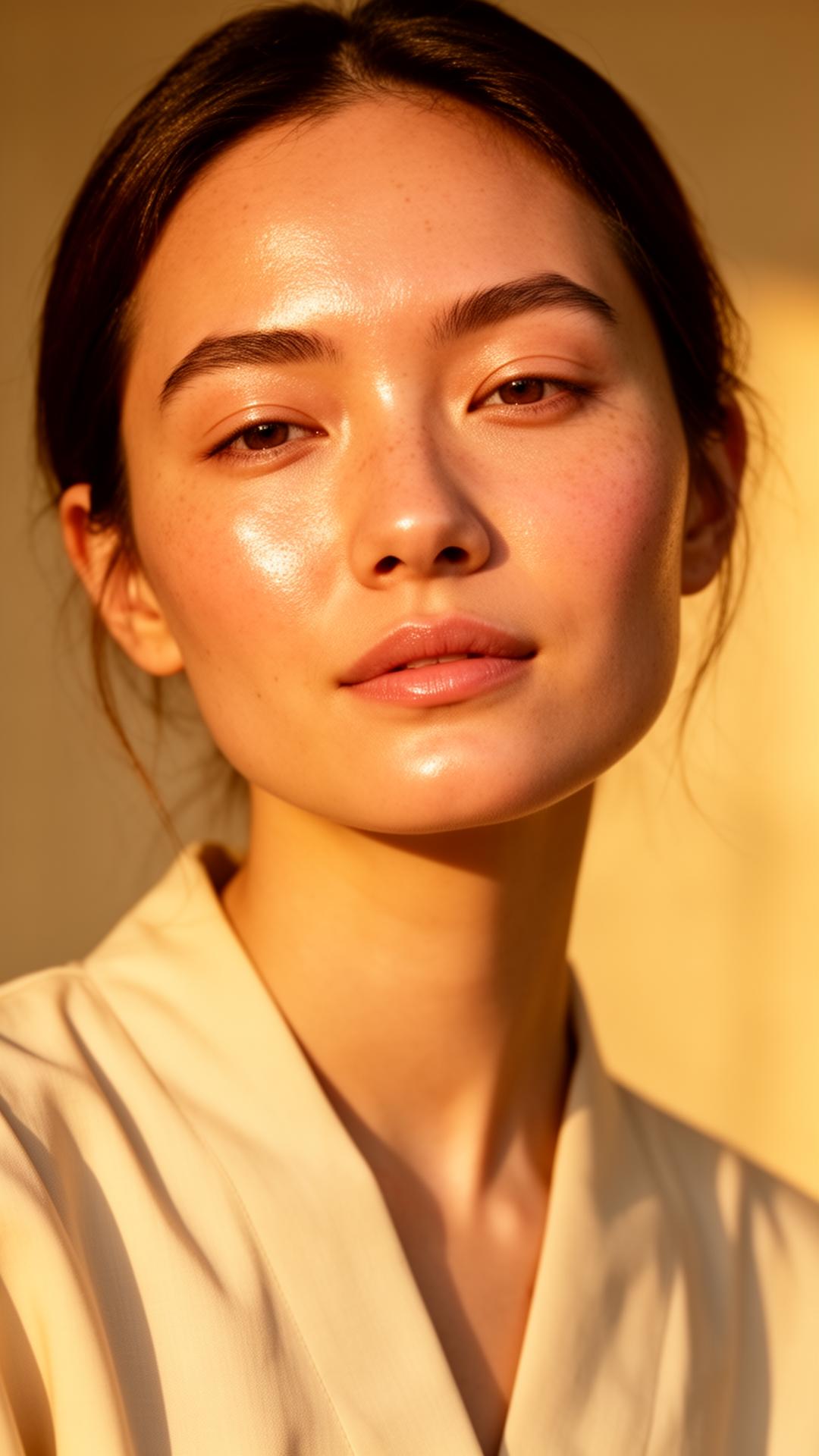 Sun-kissed skin