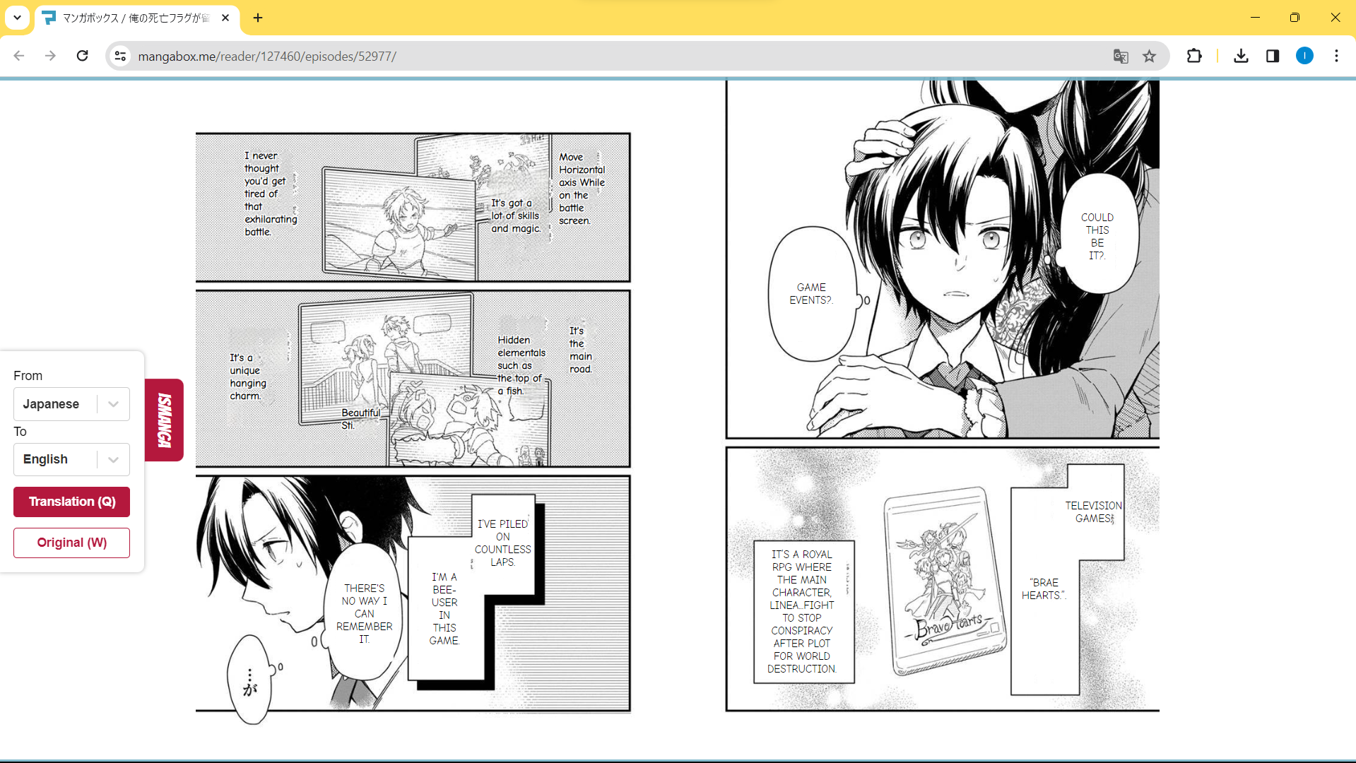 mangabox activate ismanga chrome extension and choose preferred language. A manga reader for Chrome users.