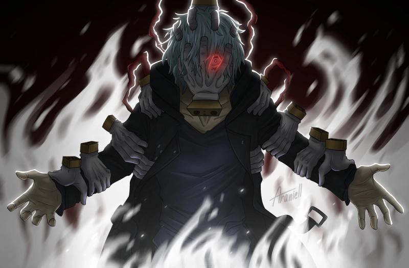 Shigaraki Tomura, the vengeful leader of the League of Villains in 