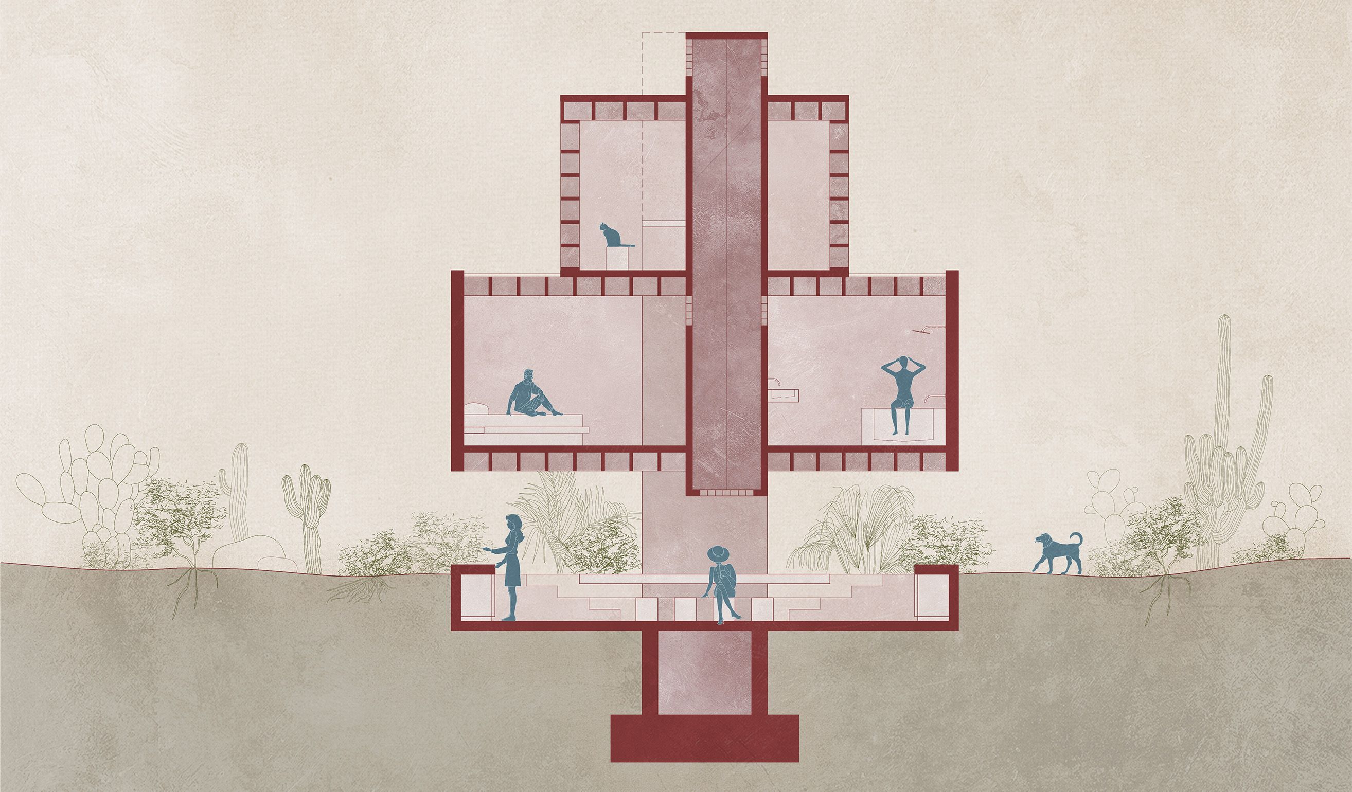 Baja Pavilions_A_Section