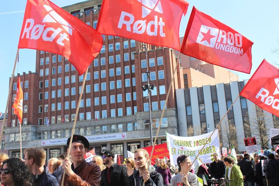 Marker 1. mai med Rød Ungdom!
