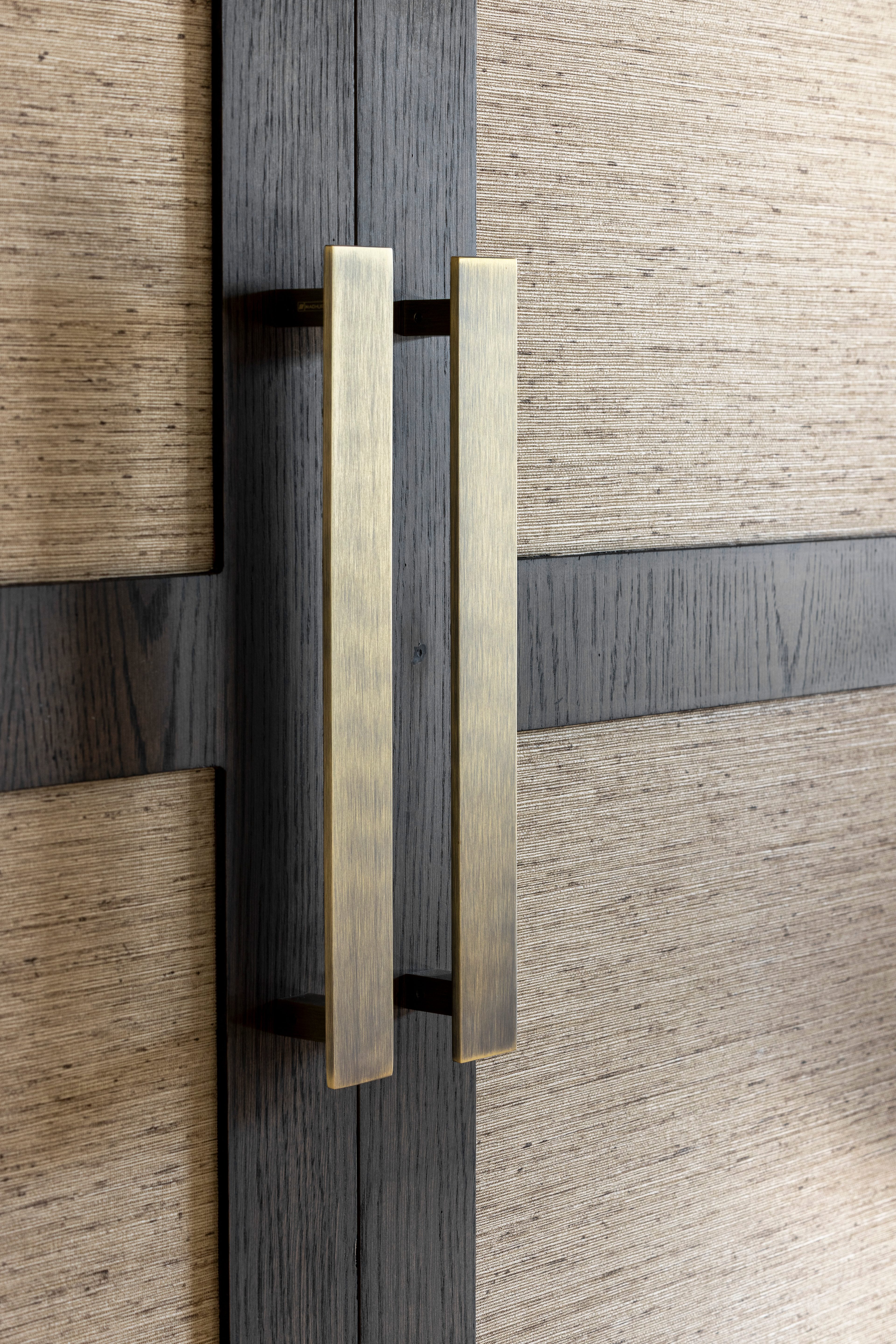 Door detail with Arte wallpaper inlay